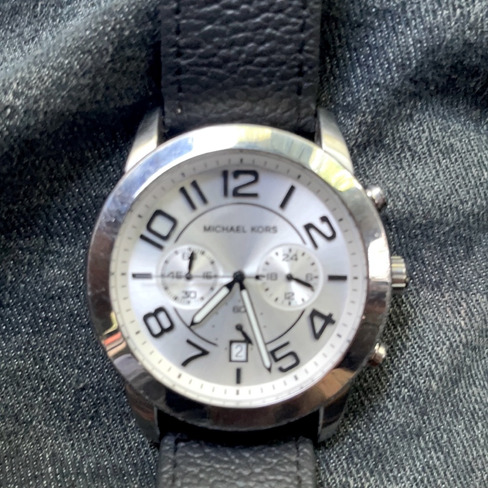 Michael Kors watch leather band for comfort